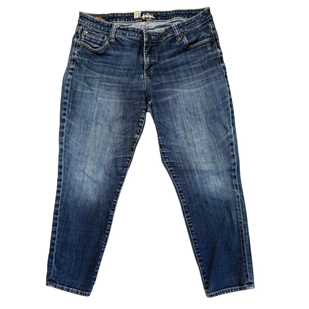 Kut‎ From the Kloth Size 10 Mid Rise Straight Leg Stretch Jeans
